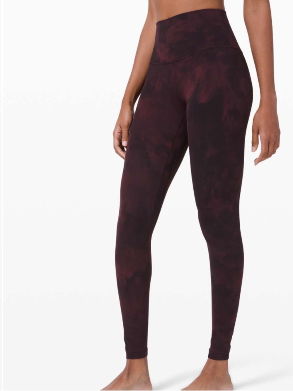 Lululemon Align High-Rise Leggings in Cassis Diamond Dye - Picture 2 of 11
